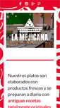 Mobile Screenshot of pizzerialamejicana.com